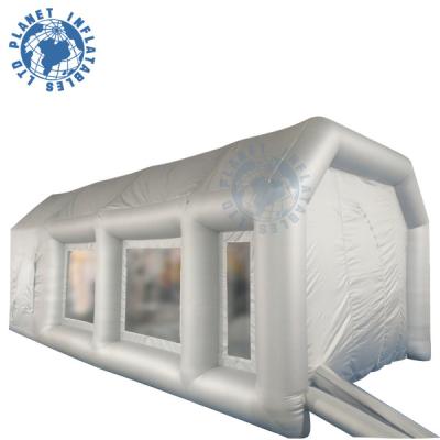 China 7 M Grey Inflatable Spray Booth Water Resistance With Storage Bag for sale