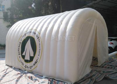China White Advertising Inflatable Tent , UV Resistant Inflatable Shelter Tent for sale