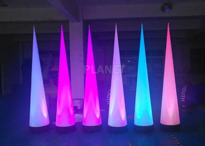 China High Tear Strength Inflatable Cone 100 - 240 V LED Power Long Life Time for sale