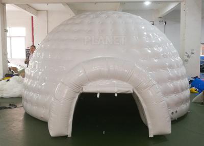 China White Inflatable Igloo Tent Outside Diameter 4.8 Meter CE Certificated for sale