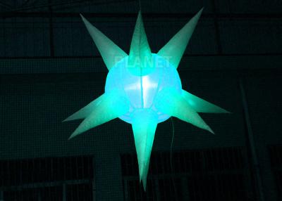 China Exquisite Led Inflatable Star 190 T White Polyester CE / UL Approved for sale