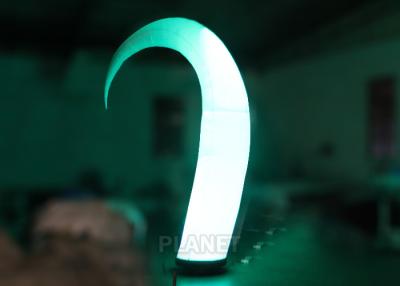 China Colorful Inflatable Lighting Decoration Led Horns Durable 210D Oxford Cloth for sale