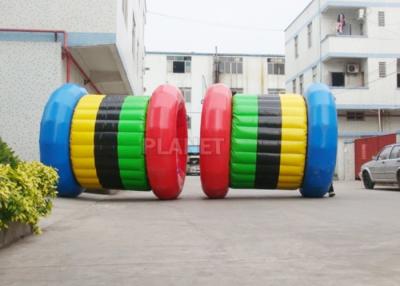 China Interesting Inflatable Water Games Hamster Roller Wheel 2 Years Warranty for sale