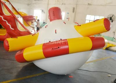 China Disco Boat Inflatable Water Games Towable Crazy UFO Shape 2 Years Warranty for sale