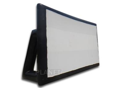 China Black And White Inflatable Tv Screen Water Resistance Easy Operation for sale