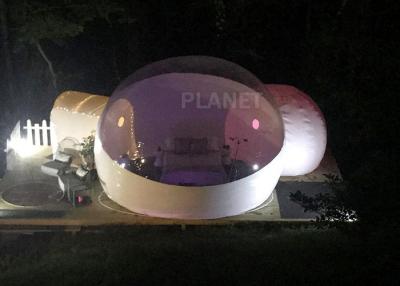 China Advertising Inflatable Bubble Ball Two Tunnel , Giant Bubble Tent House for sale