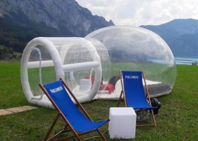 China Outdoor Single Tunnel Inflatable Bubble Tent Camping Family Stargazing For Rent for sale