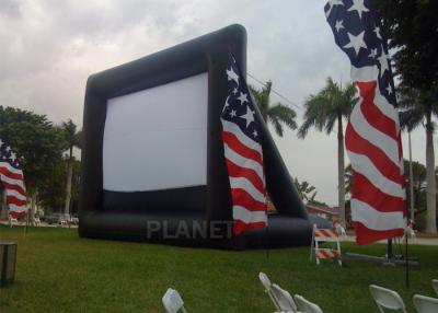China Advertising Inflatable Outdoor Movie Screen , Inflatable Projector Screen for sale