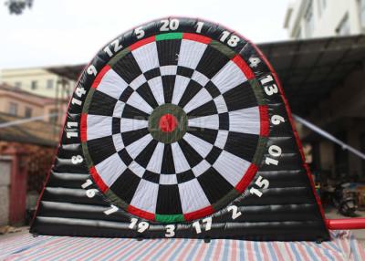 China Giant Inflatable Soccer Dart Board CE / UL Air Blower For Outdoor Play for sale