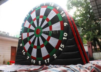 China Customized Inflatable Foot Dart Board Logo Printing With Sticky Balls for sale