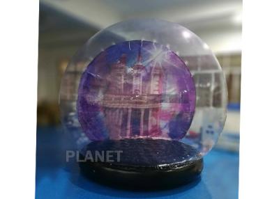 China Customized Giant Human Size Inflatable Snow Globe With Blower , Air Pump for sale