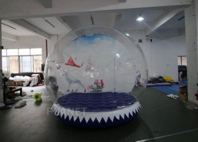 中国 装飾の休日の膨脹可能な雪の地球のテント保証3年の 販売のため