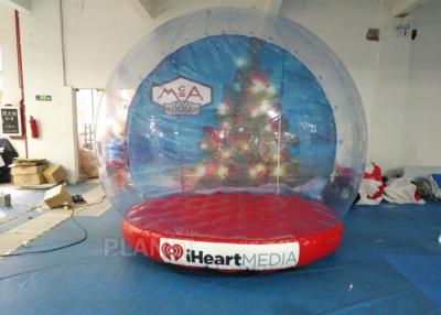 Китай Изготовленные на заказ раздувные будочка фото глобуса снега/глобус рождества крупного плана продается