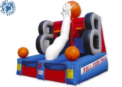 China Full Court Press Basketball Inflatable Sports Games For Party Rental for sale