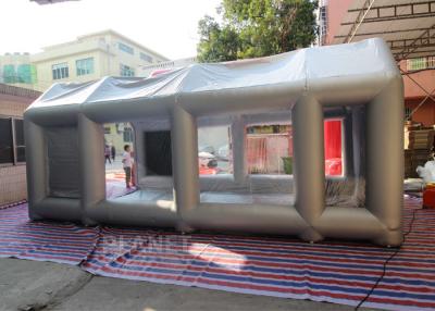 China 7m Long Inflatable Spray Booth With Blower Fire - Retardant EN14960 SGS CE for sale