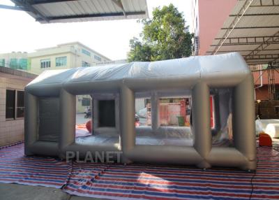 China Automatic Car Inflatable Spray Paint Booth 6mx4mx3m With Logo Printing for sale