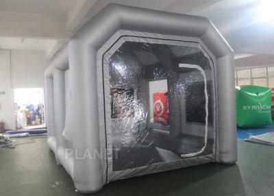 China Custom Small Portable Mobile Inflatable Spray Booth For Car Maintaining for sale