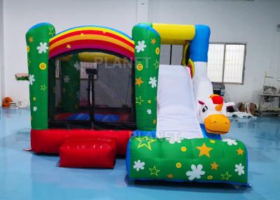 China 3.55*3.3*2.5m Inflatable Sports Games / Inflatable Unicorn Bouncer With Slide for sale