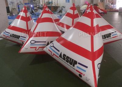 China Water Triathlons Inflatable Swimming Buoy For Advertising Lightweight for sale