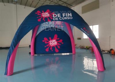 Китай Розовый портативный шатер Оксфорда 2.5x2.5x2.3m рекламируя раздувной продается