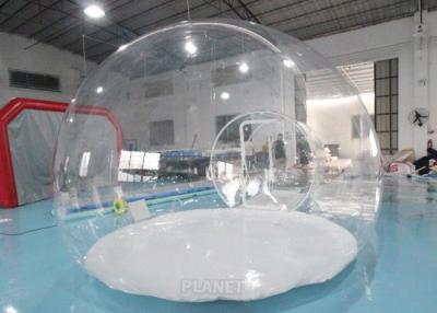 China 0.8mm Transparent PVC Inflatable Bubble Dome Tent for sale