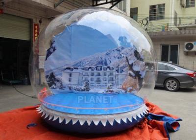 China Outdoor 3m Inflatable Human Size Snow Globe For Promotion for sale