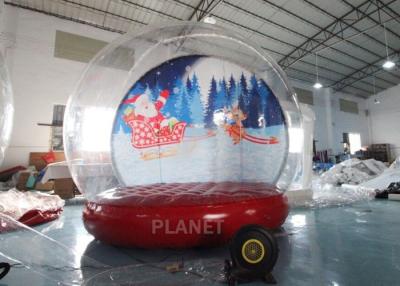 中国 4Mの送風機が付いている5M膨脹可能な跳ねる雪の地球の写真ブース 販売のため