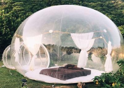 China 0.8mm clear PVC Inflatable Bubble Tent  with 2m tunnel for sale