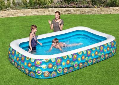 China Three Rings Inflatable Family Swimming Pool For Home Backyard for sale