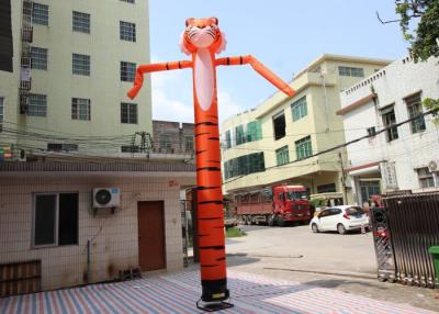 China Customized Tiger Shape Inflatable Sky Dancer With Blower for sale