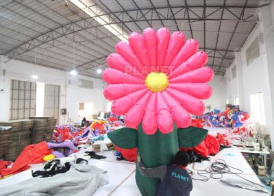 China Customized Led Lighted Inflatable Flower For Stage Decoration for sale