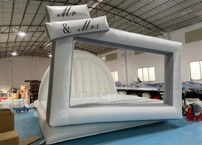 China Douane 4*4*3.4M Inflatable Wedding Bouncer voor Pretpark Te koop