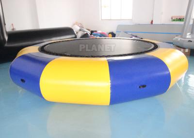 China Tarpaulin 3m Inflatable Floating Water Trampoline Aqua Jump for sale