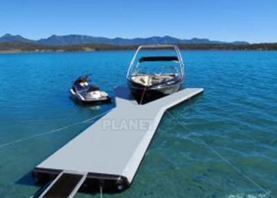 China Outdoor PVC Inflatable Pontoon Dock Heavy Duty Floating Platform for sale