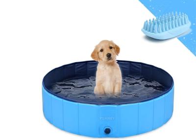 China Inflatable PVC Portable Dog Bath Tub Foldable Waterproof CE Certified for sale