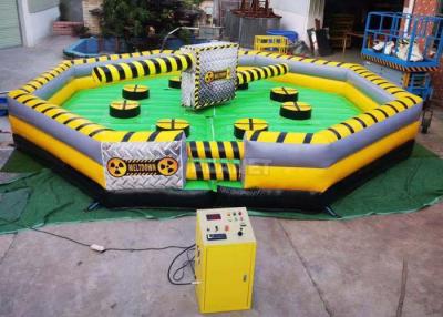 China Meltdown Mechanical 8m Dia Total Wipeout Inflatable For Rotating Obstacles Games for sale
