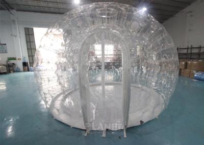 Chine tente gonflable de dôme de PVC 4m Dia Transparent Igloo Clear Bubble de 0.8mm pour le camping/partie à vendre