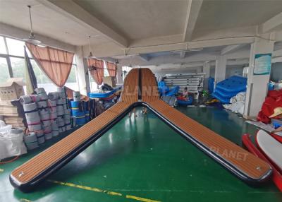 China 20cm de Dubbele van het de Vorm Drijvende Ponton van de Muurstof Materiële Y Boot Jet Ski Platform, Opblaasbaar Drijvend Jetski-Dok Te koop