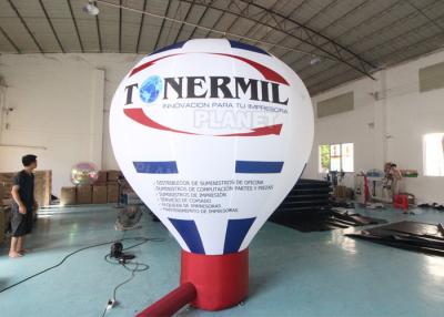 Cina Il modello gigante Hot Air Balloon di pubblicità del tetto modella i palloni a terra gonfiabili per la pubblicità promozionale in vendita
