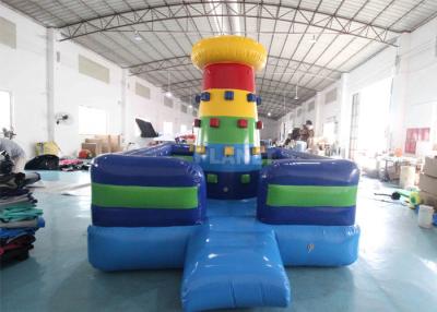 China Airtight PVC Inflatable Rock Climbing Wall / Inflatable Rock Climbing Bouncer Games for sale