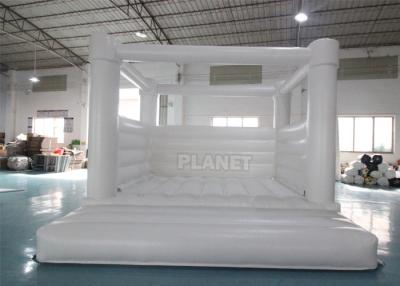 China Commercial Inflatable White Bounce House Kids Inflatable Party Jumping Castle Outdoor Inflatable Wedding Bouncer for sale