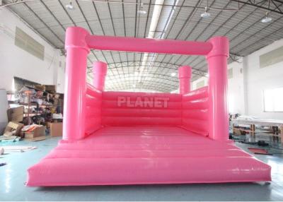 China Custom Color Inflatable Wedding Bouncer White Bouncy Castle Inflatable White Castle Bounce House for sale