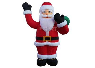 China Custom Advertising Christmas Inflatable Santa Inflatable Santa Claus For Holiday Celebrate for sale
