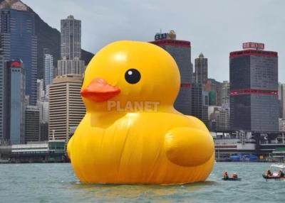 China Outdoor Water Advertising Inflatable Duck Model Big Yellow Rubber Duck For Commercial for sale