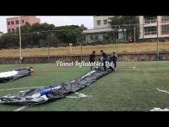 Backyard Nylon Thread Inflatable Water Slide For Kids