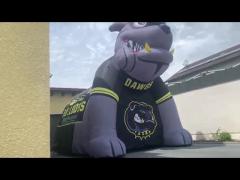 Oxford Inflatable Football Sports Helmet & Tunnel Mascot Inflatable Bulldog Tunnel