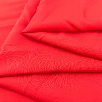China Red Dyed 40s 30% Lyocell 70% Rayon Viscose Fabric 145cm Excellent Drape for sale