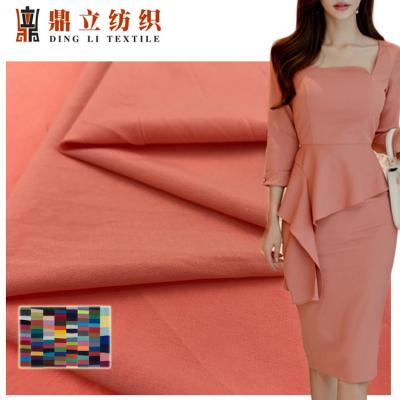 China elastic Plain Dyed Cotton Nylon spandex Stretch Fabric For shirt for sale