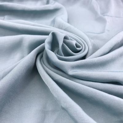 China Breathable 52% Ployester 48% Rayon Dyeing Polyester Fabric 90gsm Lightweight for sale