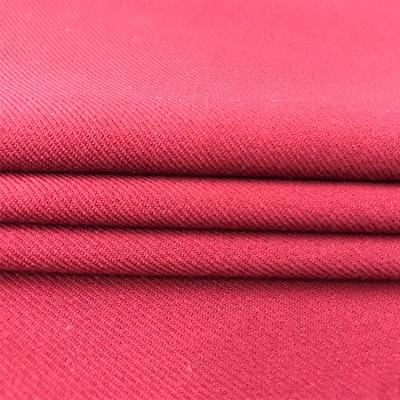 China Italian Woven Dyeing Polyester Fabric 267gsm Double Faced Twill Tr Material for sale